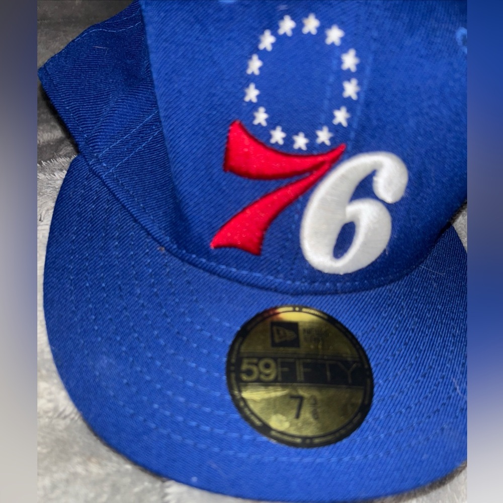 76ers men’s new era 7 3/8 hat